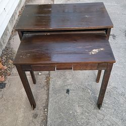 West Elm Slide Out Desk