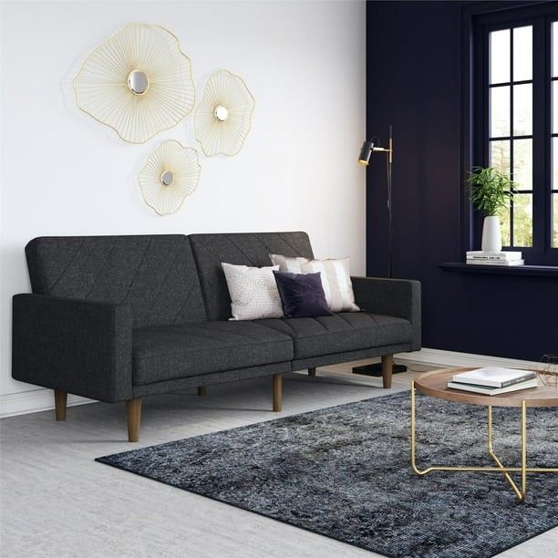 *Brand New* DHP Paxson Linen Futon, Gray