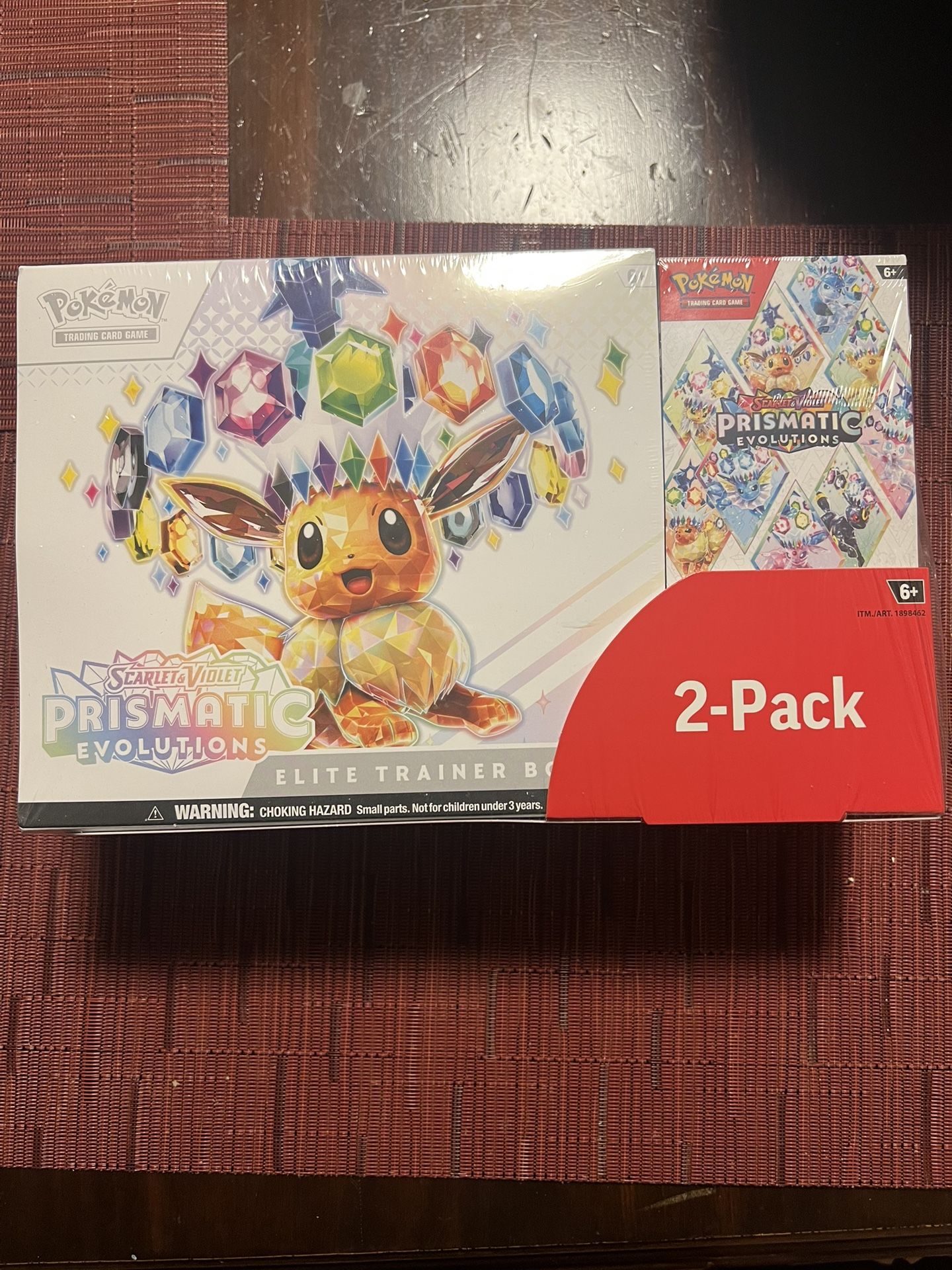 Prismatic Evolution Costco 2 Pack