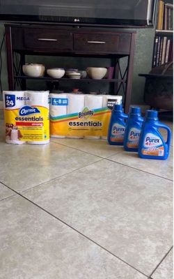Purex Laundry Detergent, Charmin, Bounty