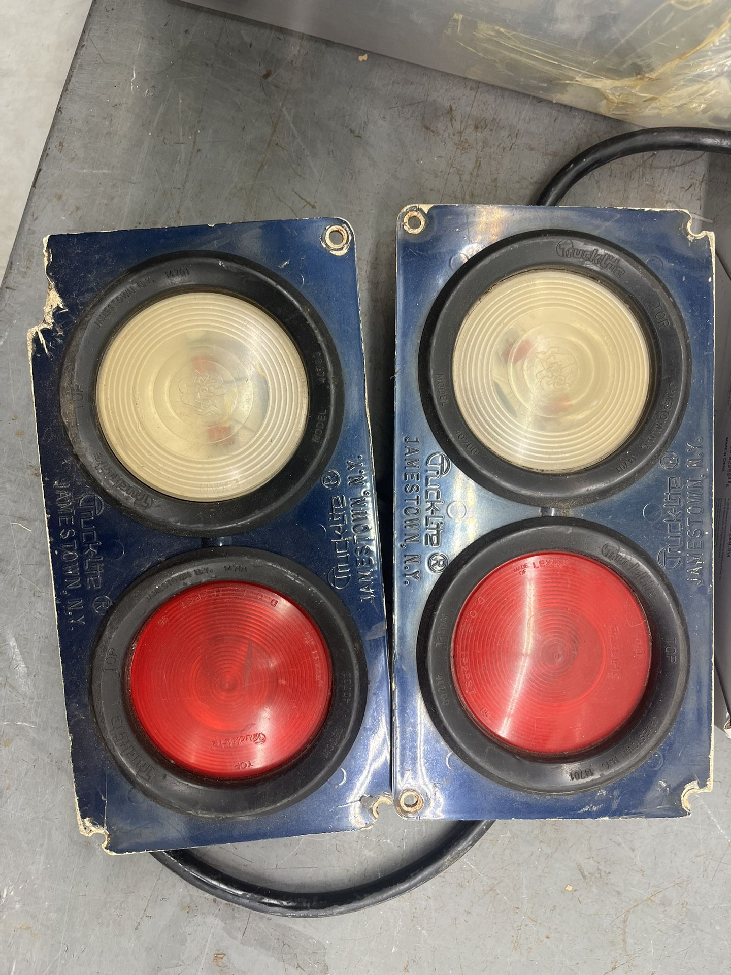 Pair Of Untested Truck Lights