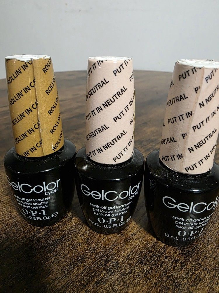 OPI Gel Nail Lacquer Press for Silver 0.5 fl oz ******$5.00 Dolar Each******