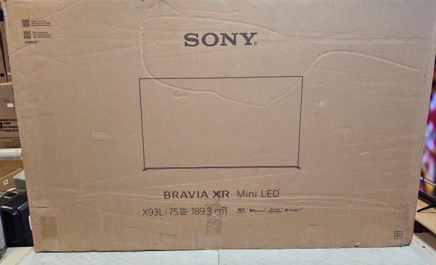 75 TV Sony mini LED smart 4K HDTV $55 down on financing free delivery six month warranty