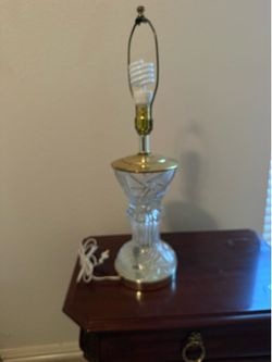 Vintage crystal lamp