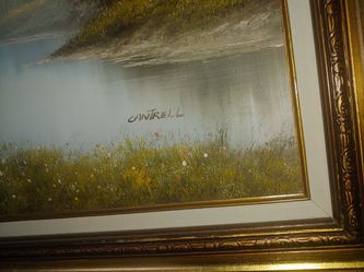 Oil Painting by Cantrell, Framed Thumbnail