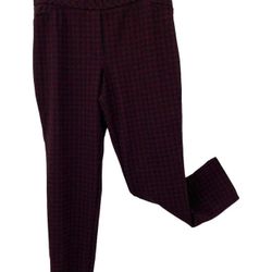 J. Jill Dress Burgundy & Black Pants M