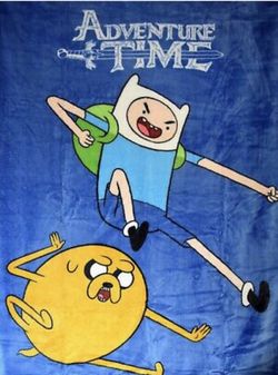 Adventure Time Plush Blanket