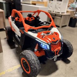 24V Ride On Truck,4 Wheeler, Electric UTV, Battery Powered Toy Car Spring Suspension, 7.5MPH, Bluetooth $350 