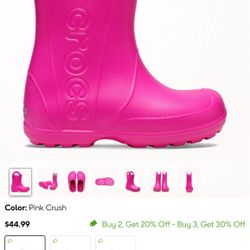 Kids Croc Rain boots 
