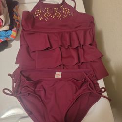 Justice 2 Piece Swimsuit 