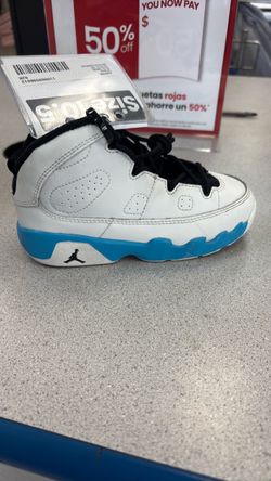 Air Jordan 9 Toddler Sneaker White Blue