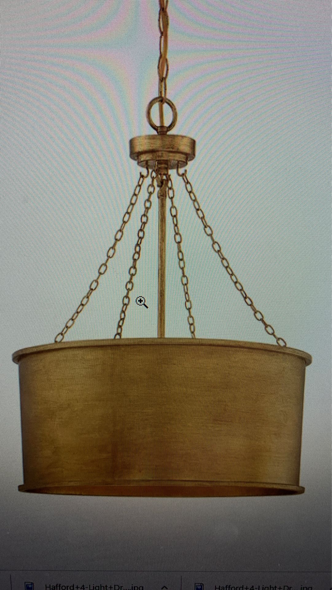 Hafford 4 Light Drum Chandelier