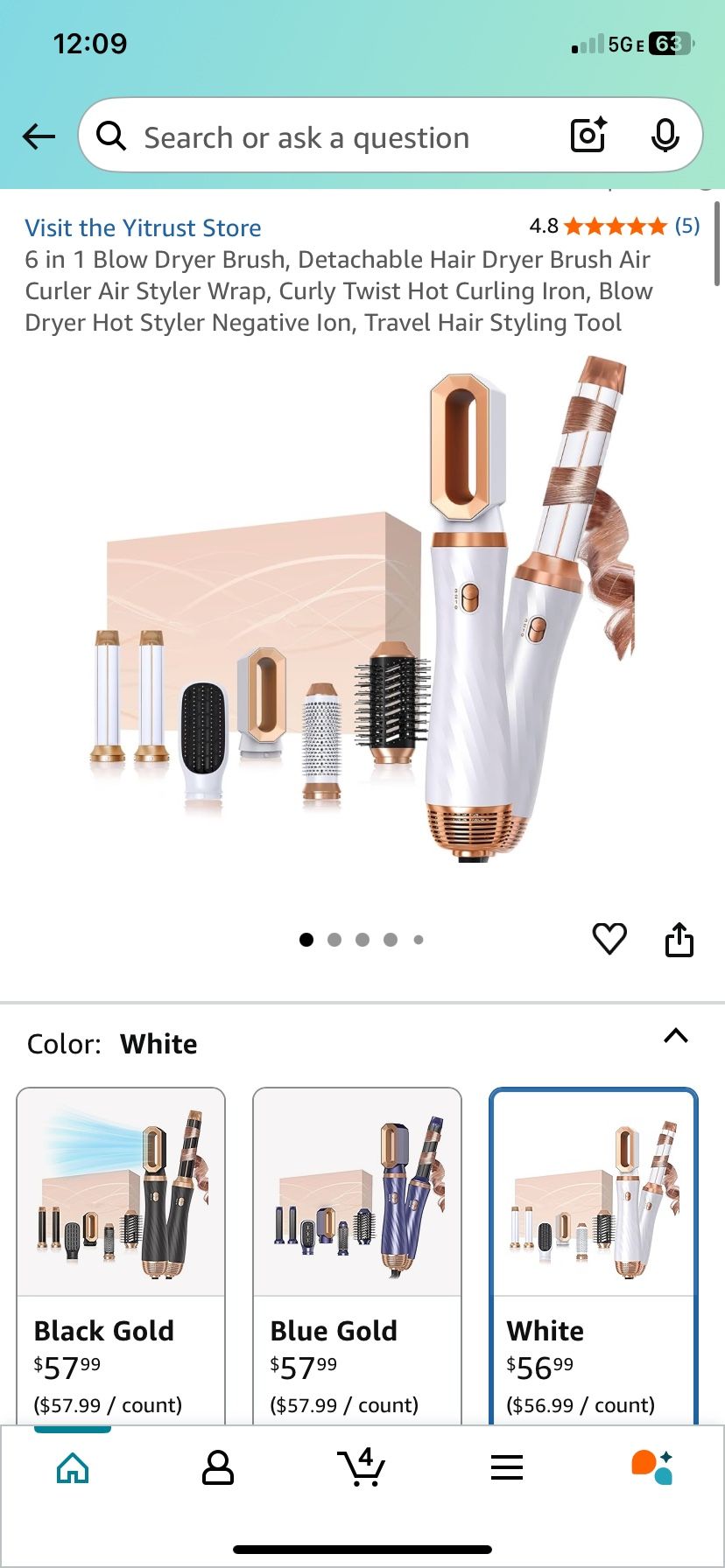 6-1 Hair Dryer Styling Tool Set