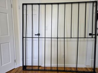 Black Metal Bed Frame Headboard