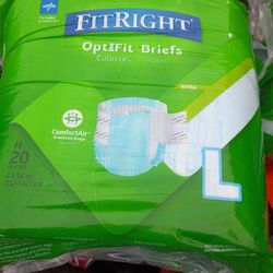 Large adult briefs / diapers