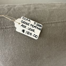 Sectional Sofa with Goose Feather Pillow
