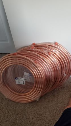 6 roll copper 3/8,6 roll 3/4, 2 roll 7/8  roll wire 8 line