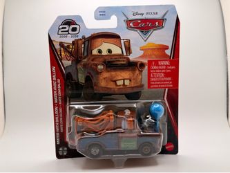 Disney Pixar cars 20th anniversary mater with balloon
