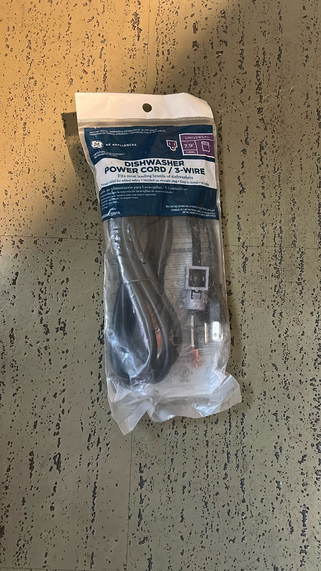 Dishwasher Power Cord