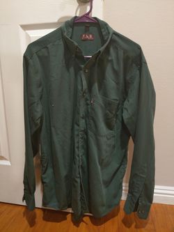 Men's Dress Shirt Green