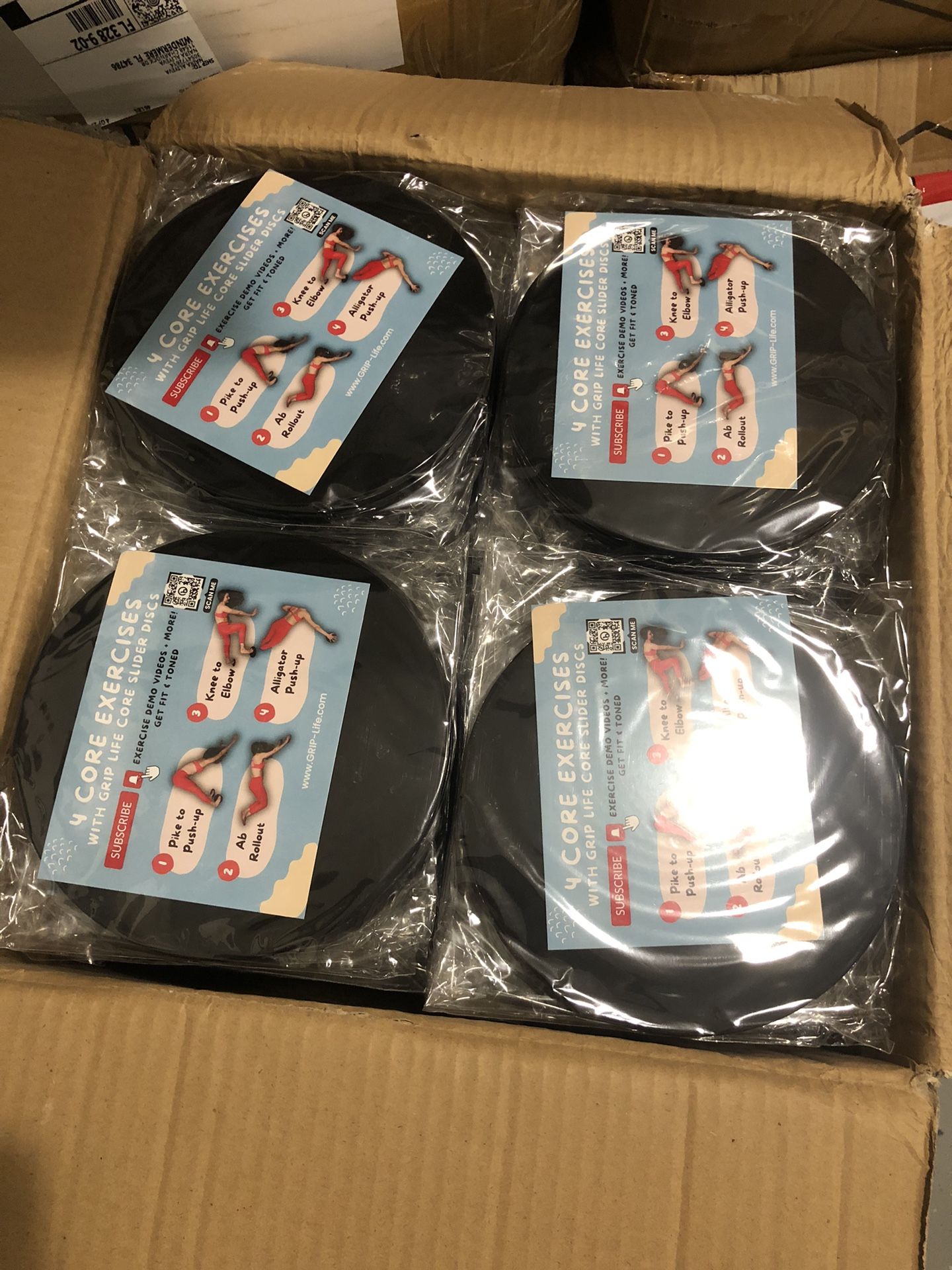 10 Sets Exercise Slider Discs (20 Discs Total)