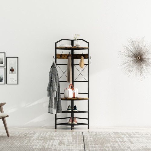 The Corner Storage Hanger, Multi-Functional Bedroom Clothing Rack, Coat Racks