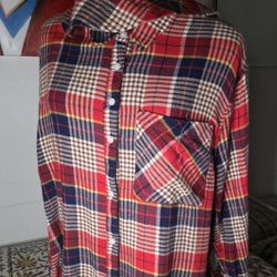 Plaid Flannel Matching Bucket Hat Set. American Eagle Aerie