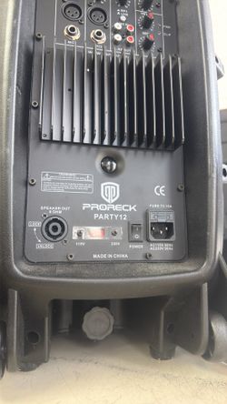 12 inch proreck speaker