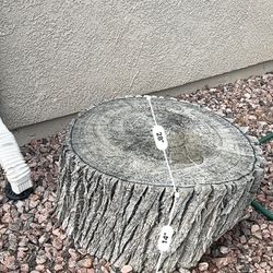 3 Large Decorative Tree Stumps