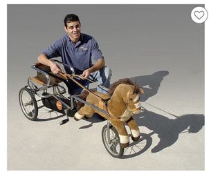 Vintage Trupa Pedal Cart With Horse