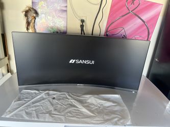 SANSUI 34-Inch Curved Gaming Monitor