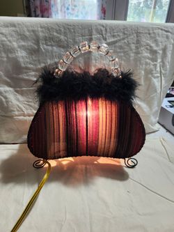 Novelty Purse-Shaped Accent Table Lamp