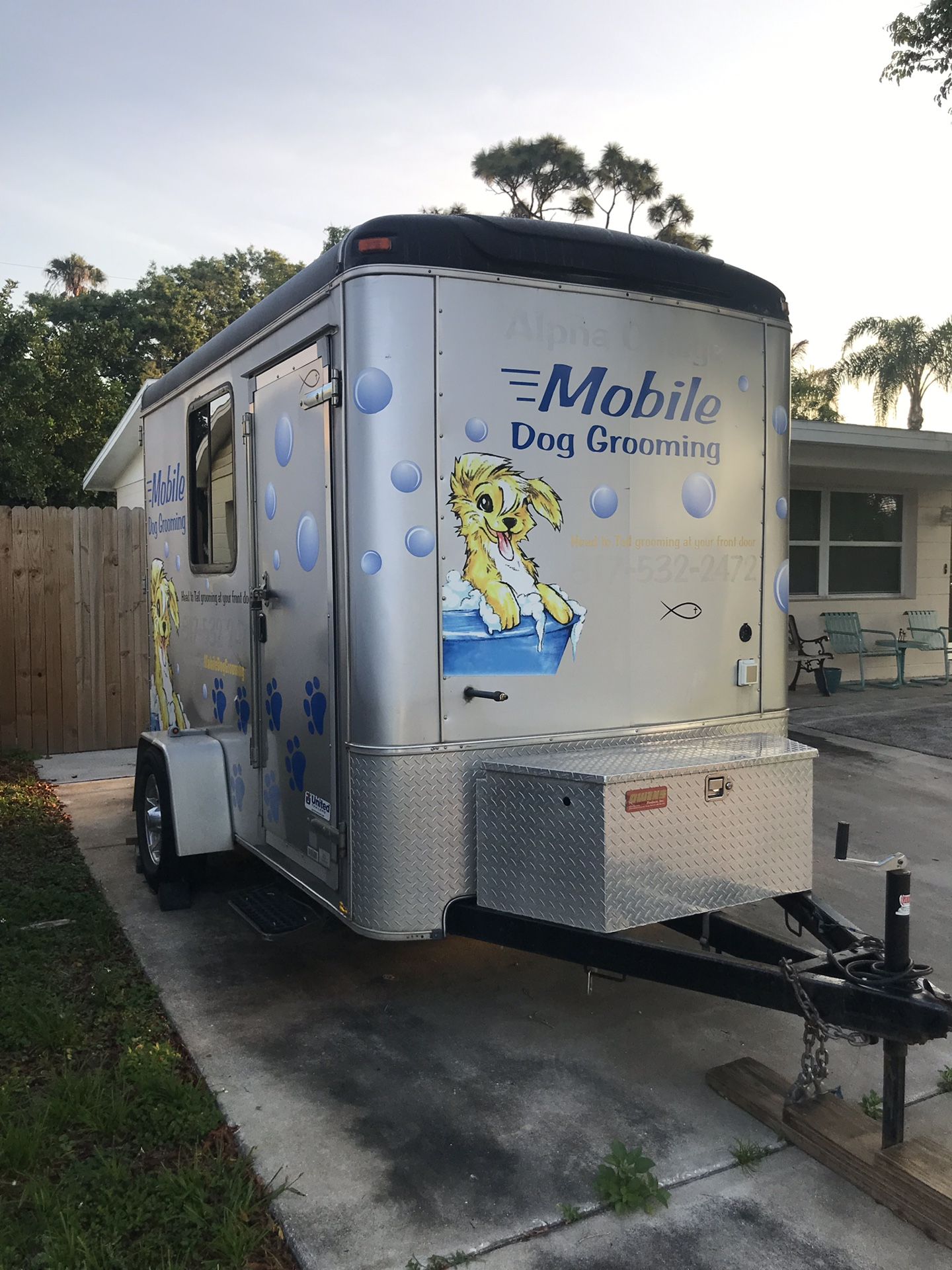 Gryphon 6 X 10 Dog Grooming Trailer