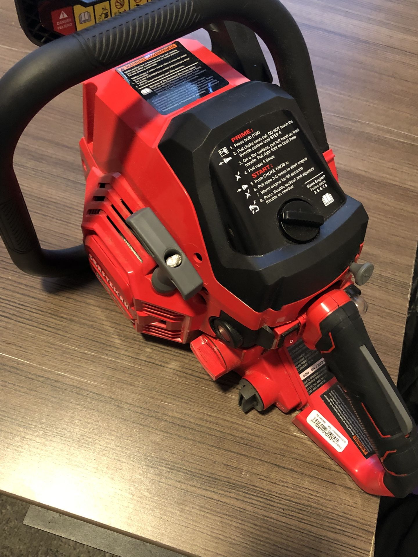 18 42cc Craftsman Chainsaw