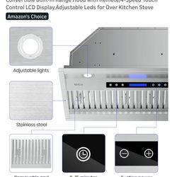 42in Hood Range stainless steel