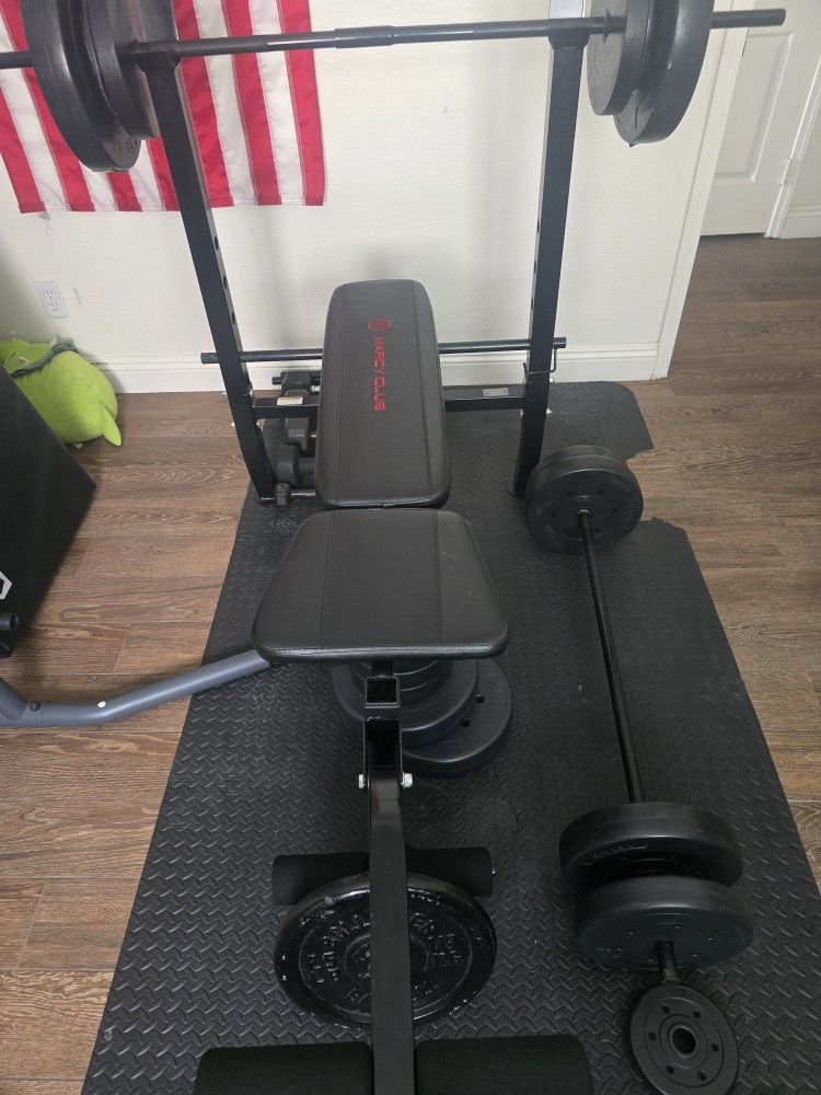 $300 Weights and Bench