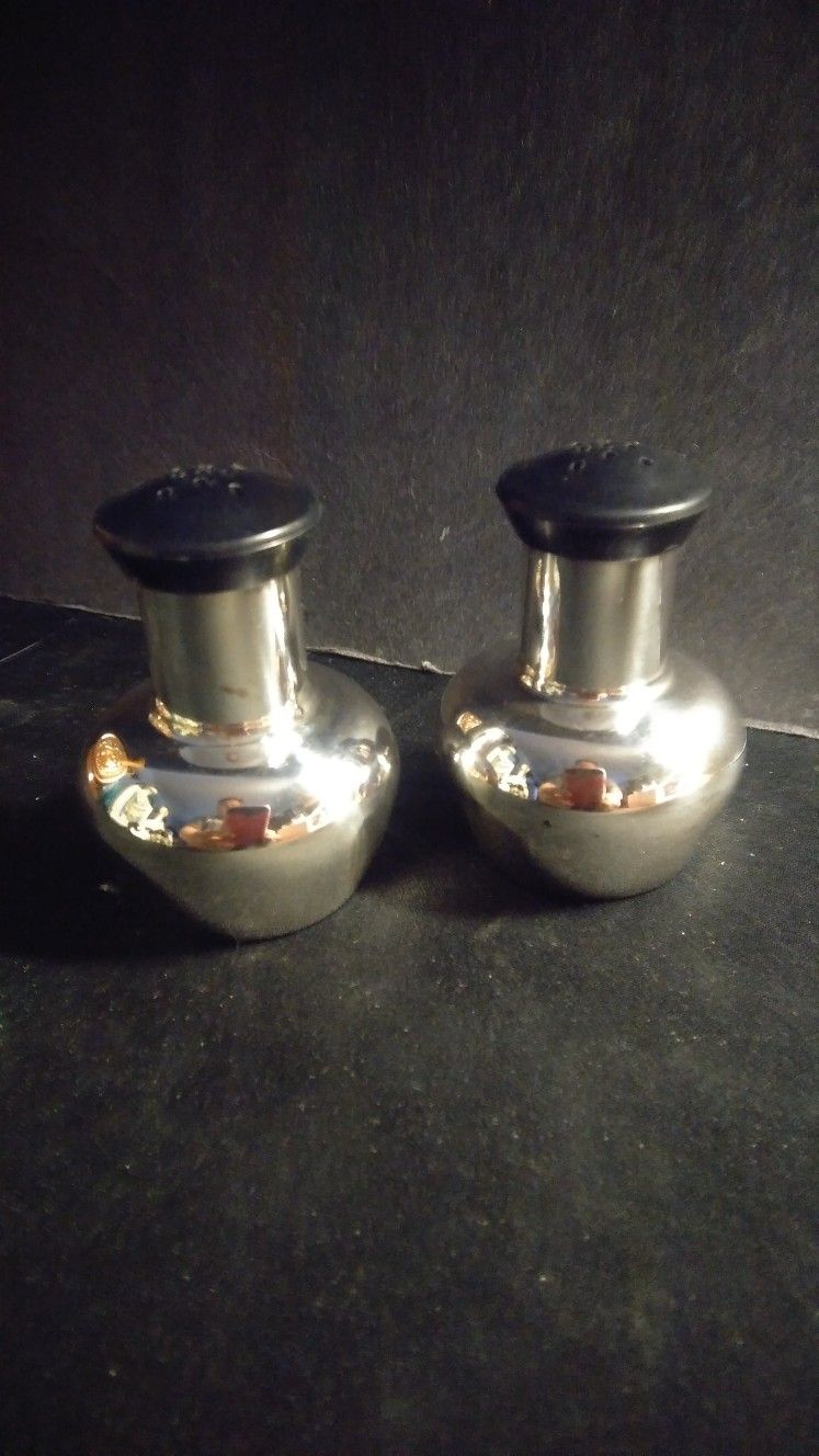 Antique Silver Shakers