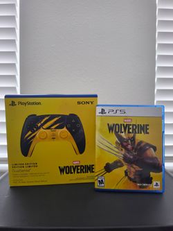 Sony PlayStation DualSense Marvel Wolverine Limited Edition Controller and Game