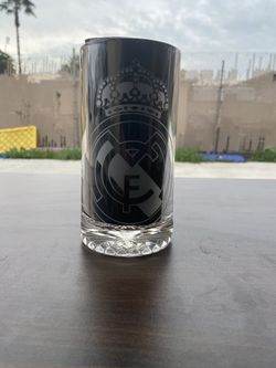 🧊 $15 Engraved Beer Mugs – Customizable! 🍺 Real Madrid