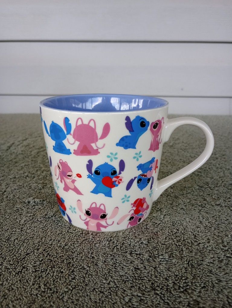 Disney Stitch & Angel True Love Mug (15 Oz)
