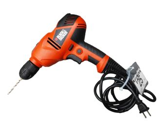 Black & Decker Dr250 Orange Corded Standard Drill