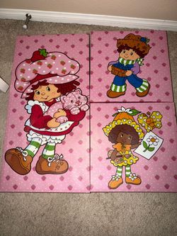 Strawberry shortcake 3 piece picture