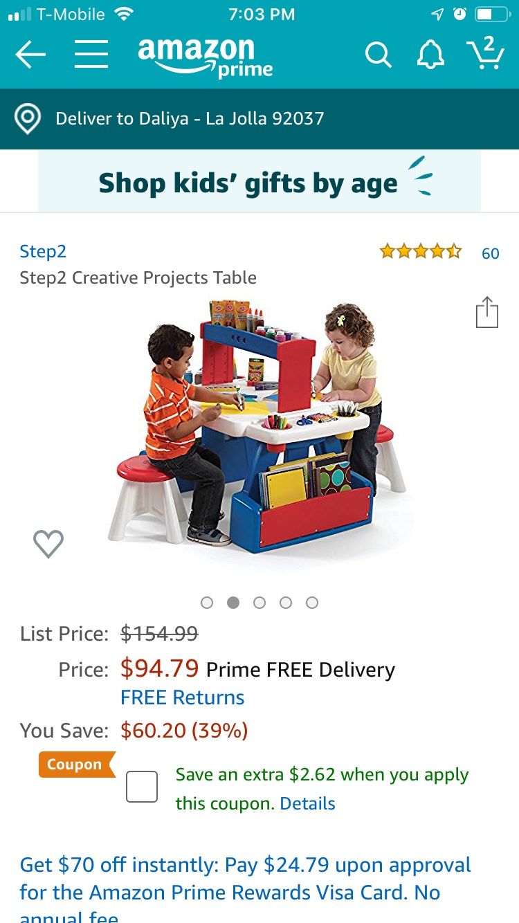 Kids desk