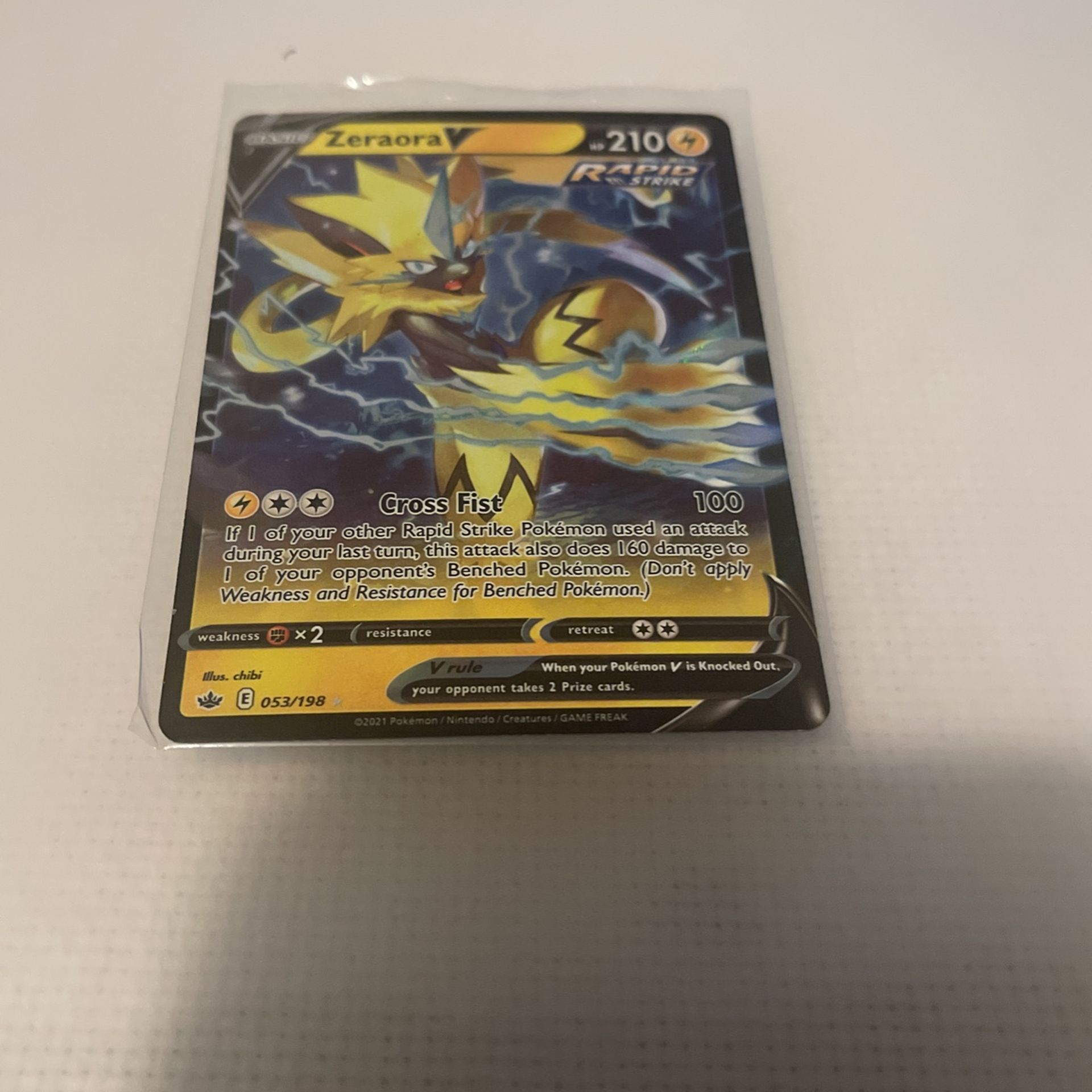 Pokémon Zeraora V 53/198
