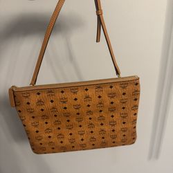 Women’s Brown Crossbody Mcm Pouch 
