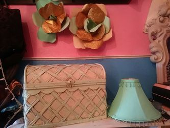 Shabby chick wooden chest