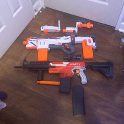 Nerf guns with attachments