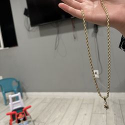 Robe chain plated gold 