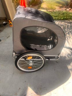 Pet Bike Trailer Gray Large