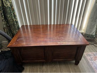 Coffee table with storage